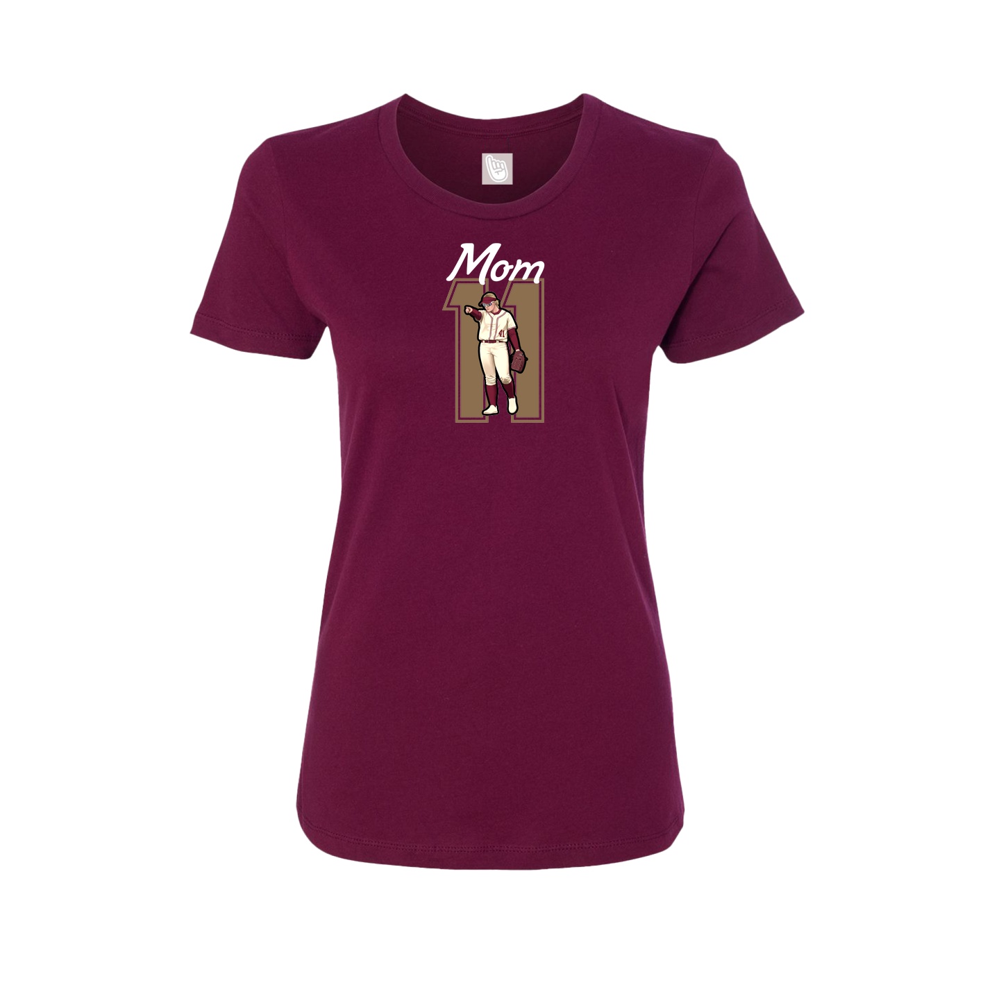 Womens Tee — Mothers Day Shirsey in Maroon