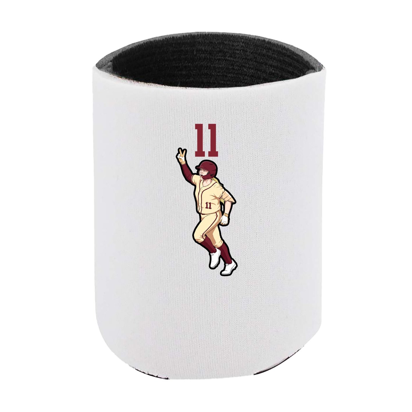 Can Holder — Number Top in White