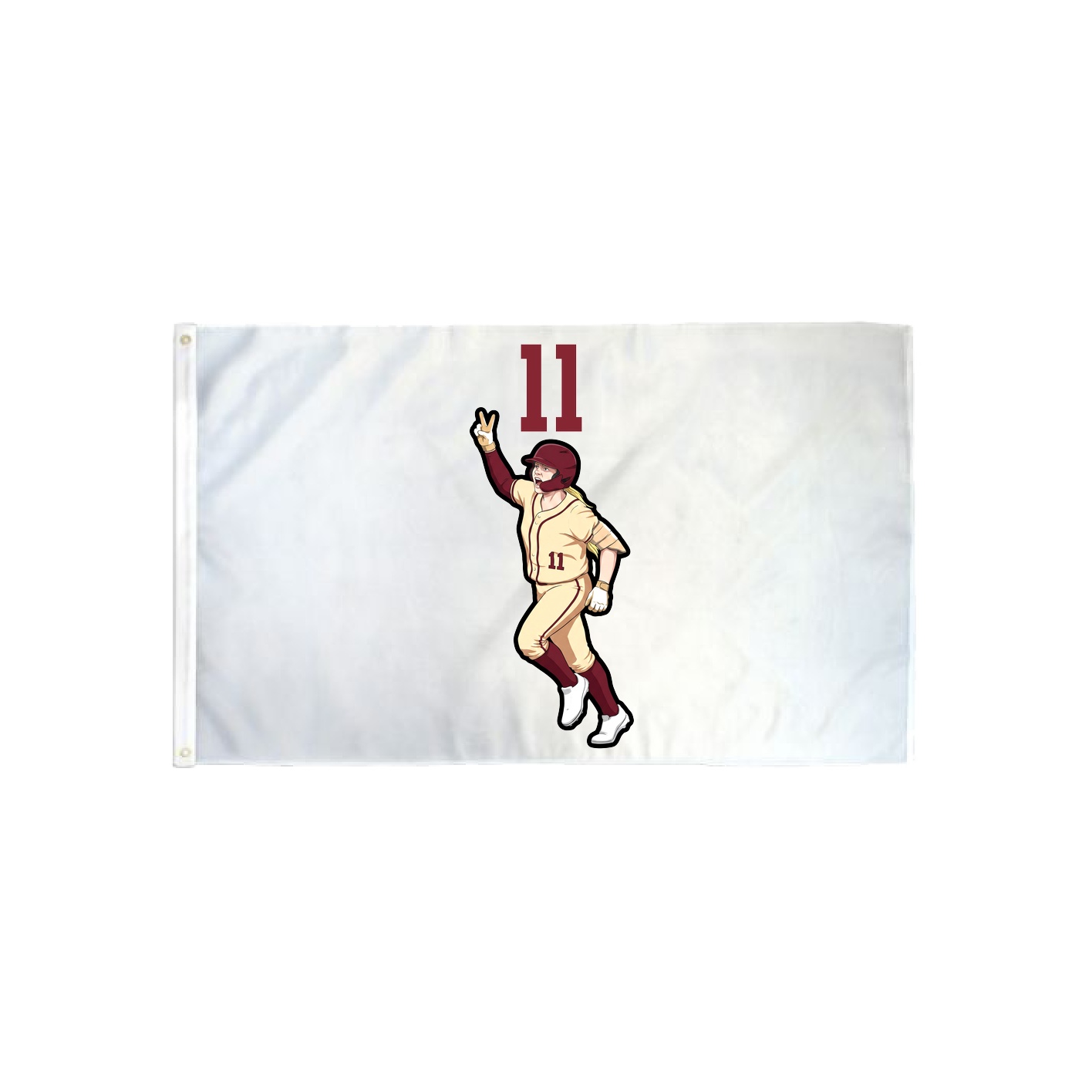 3x5 Flag — Number Top in Classic