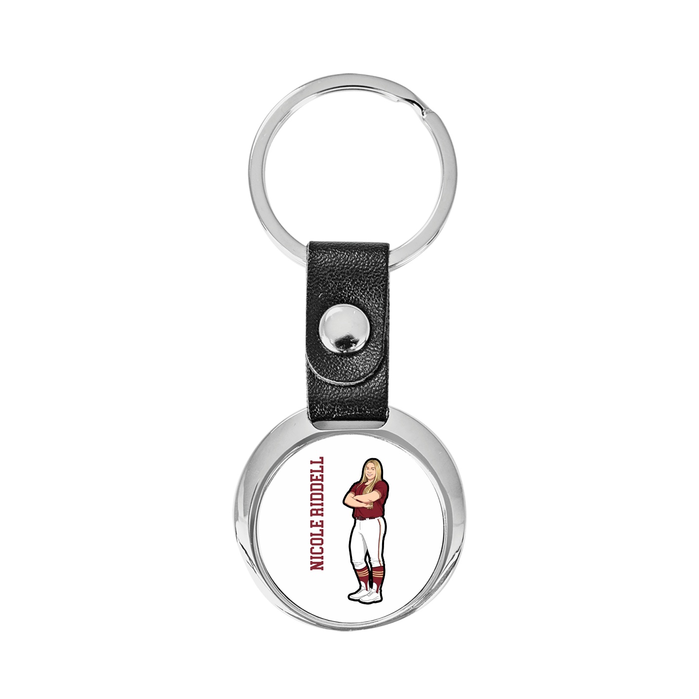 Key Chain — Name Vertical in Classic