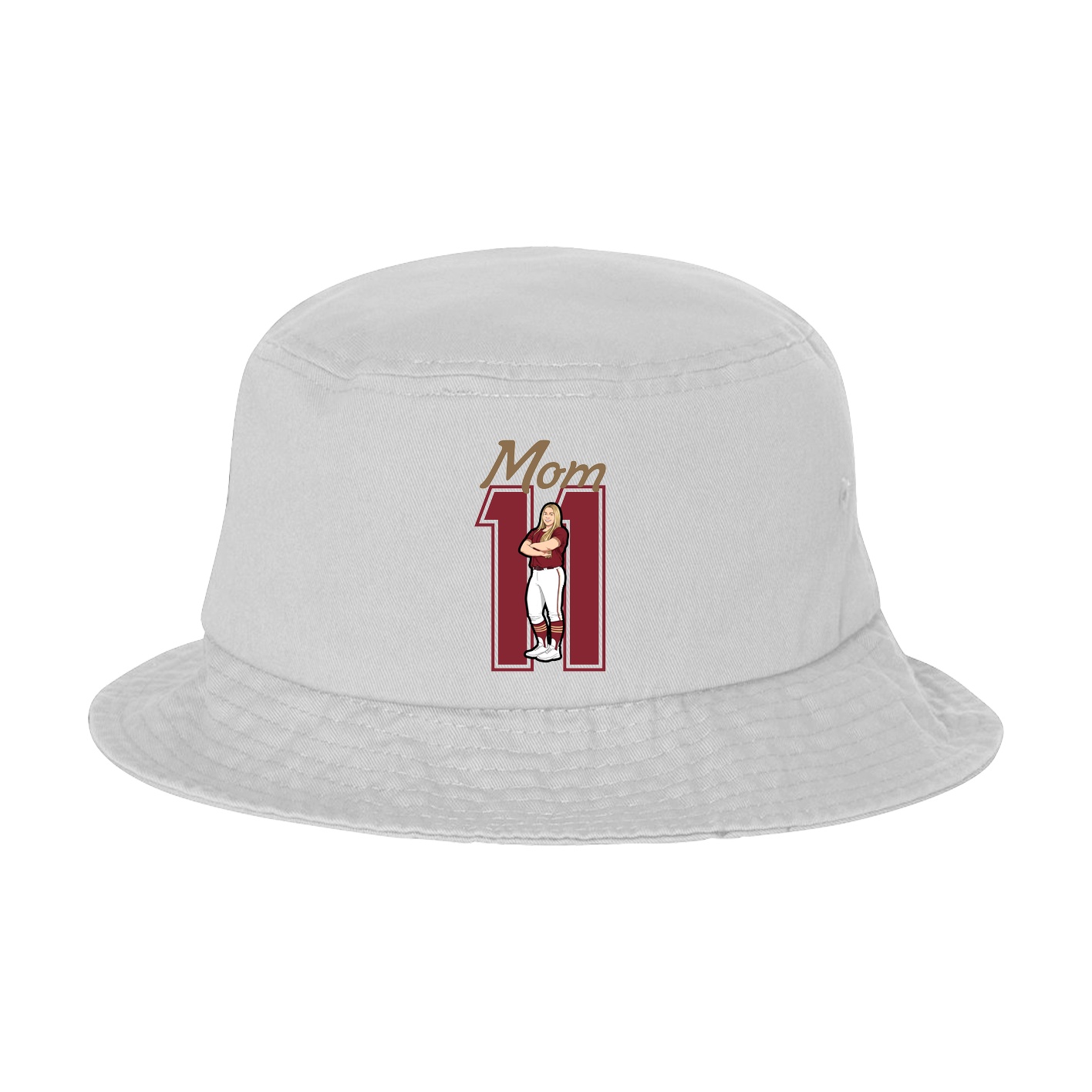 Bucket Cap — Mothers Day Shirsey in White
