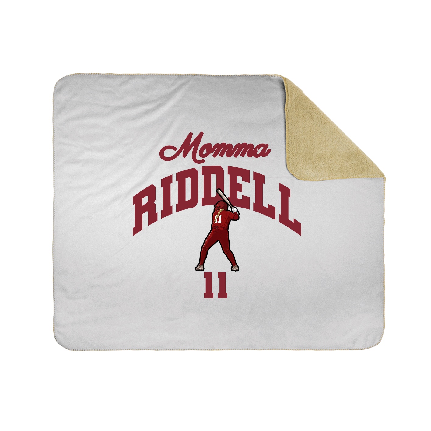 Throw Blanket — Mothers Day Arch in White