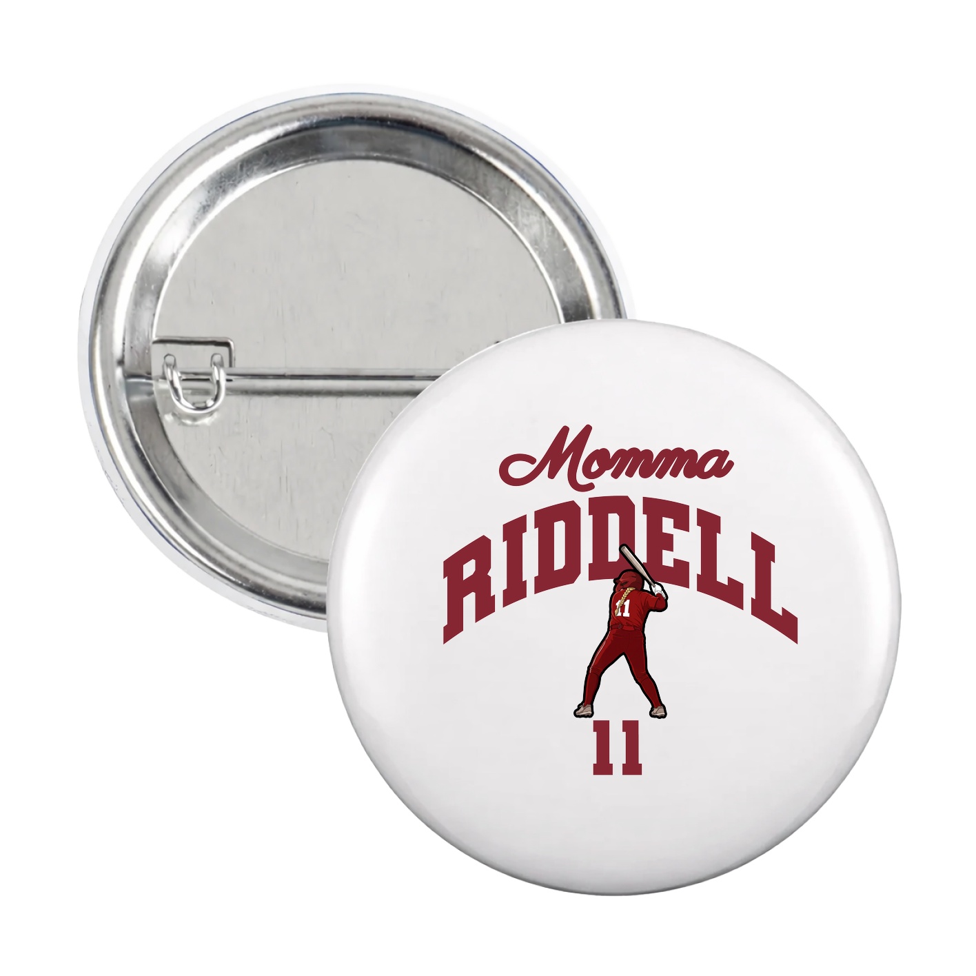 Game Day Button — Mothers Day Arch in White