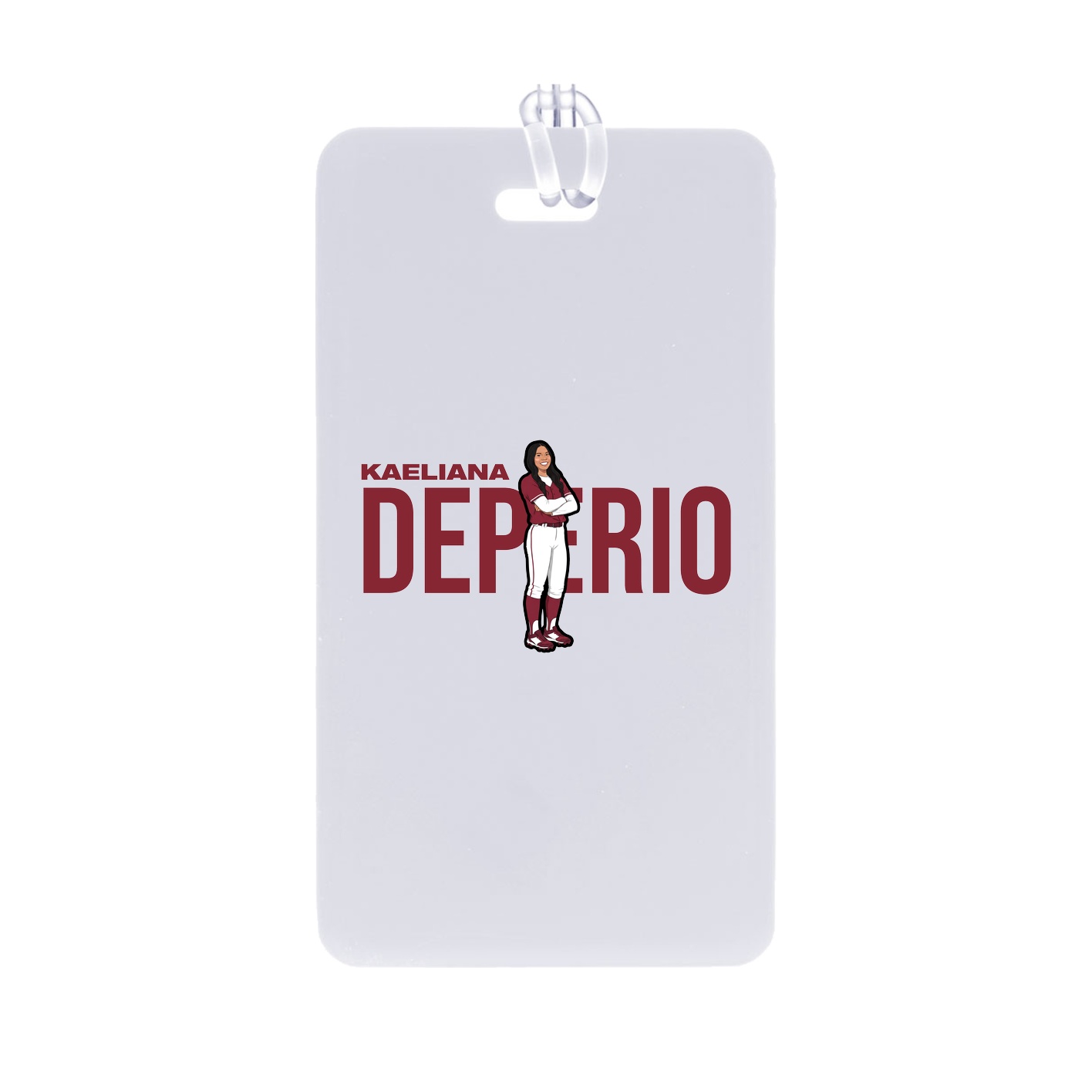 Bag Tag — Player Name in Classic