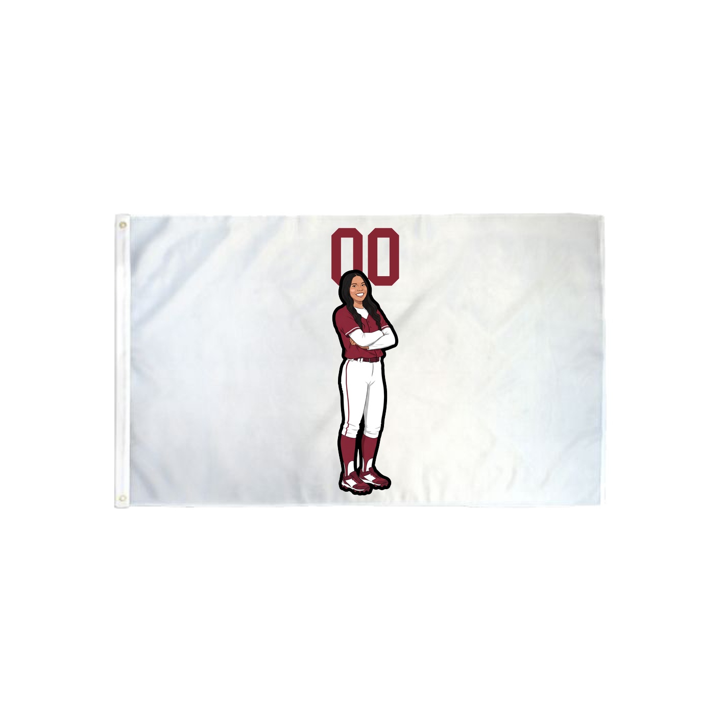 3x5 Flag — Number Top in Classic