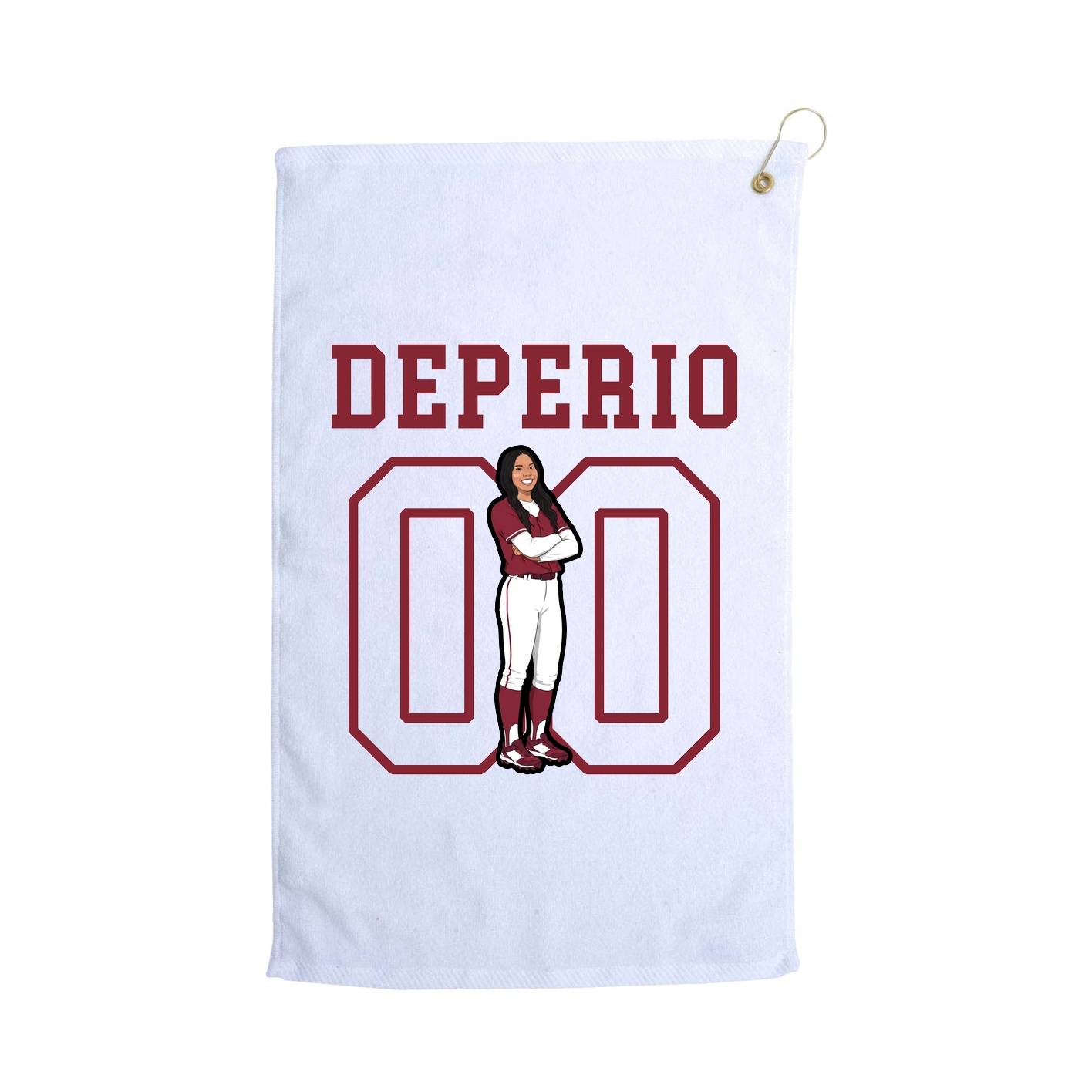 Golf Towel — Shirsey in White