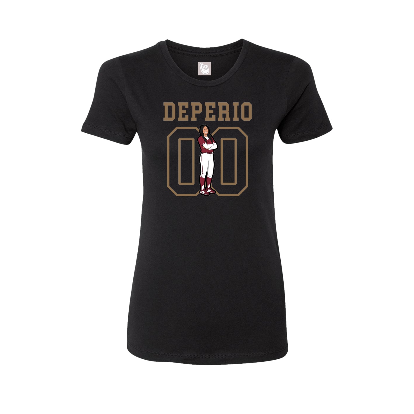 Fitted Women's Tee — Shirsey in Black