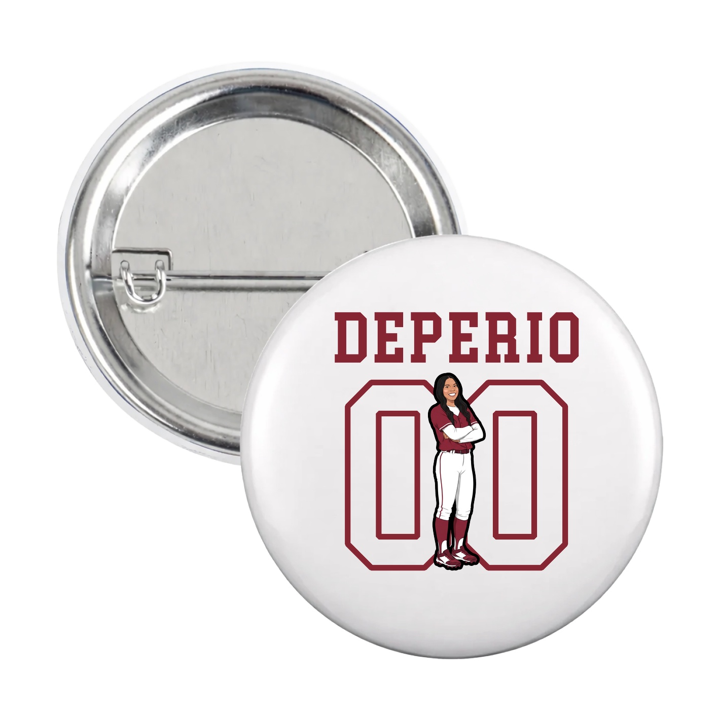 Game Day Button — Shirsey in White