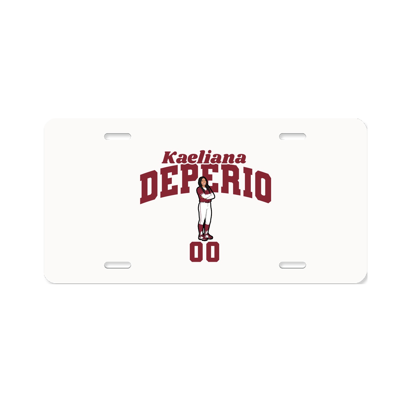 License Plate — Signature Arch in Classic
