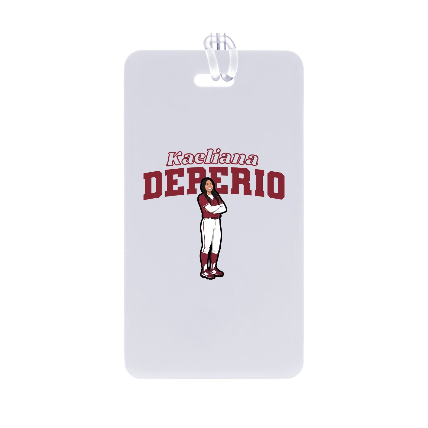 Bag Tag — Name Arch in Classic