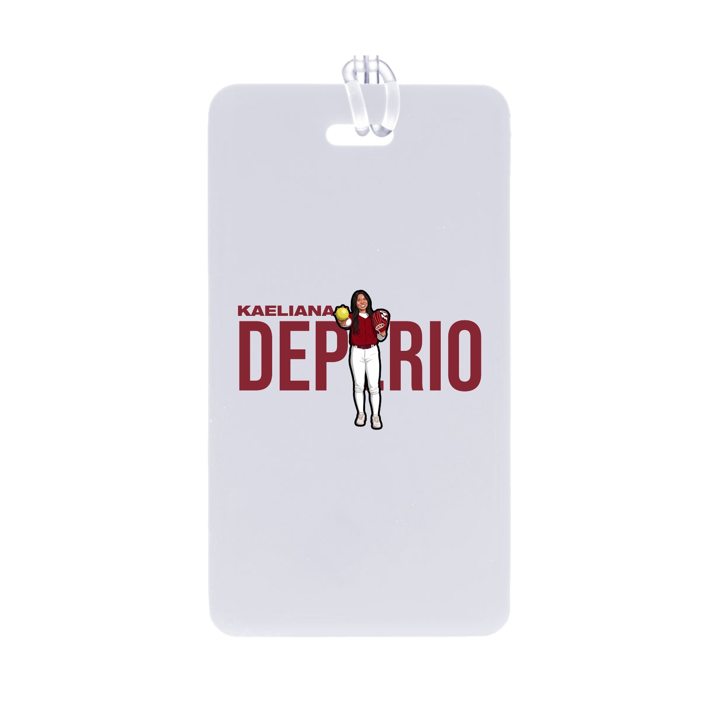 Bag Tag — Player Name in Classic