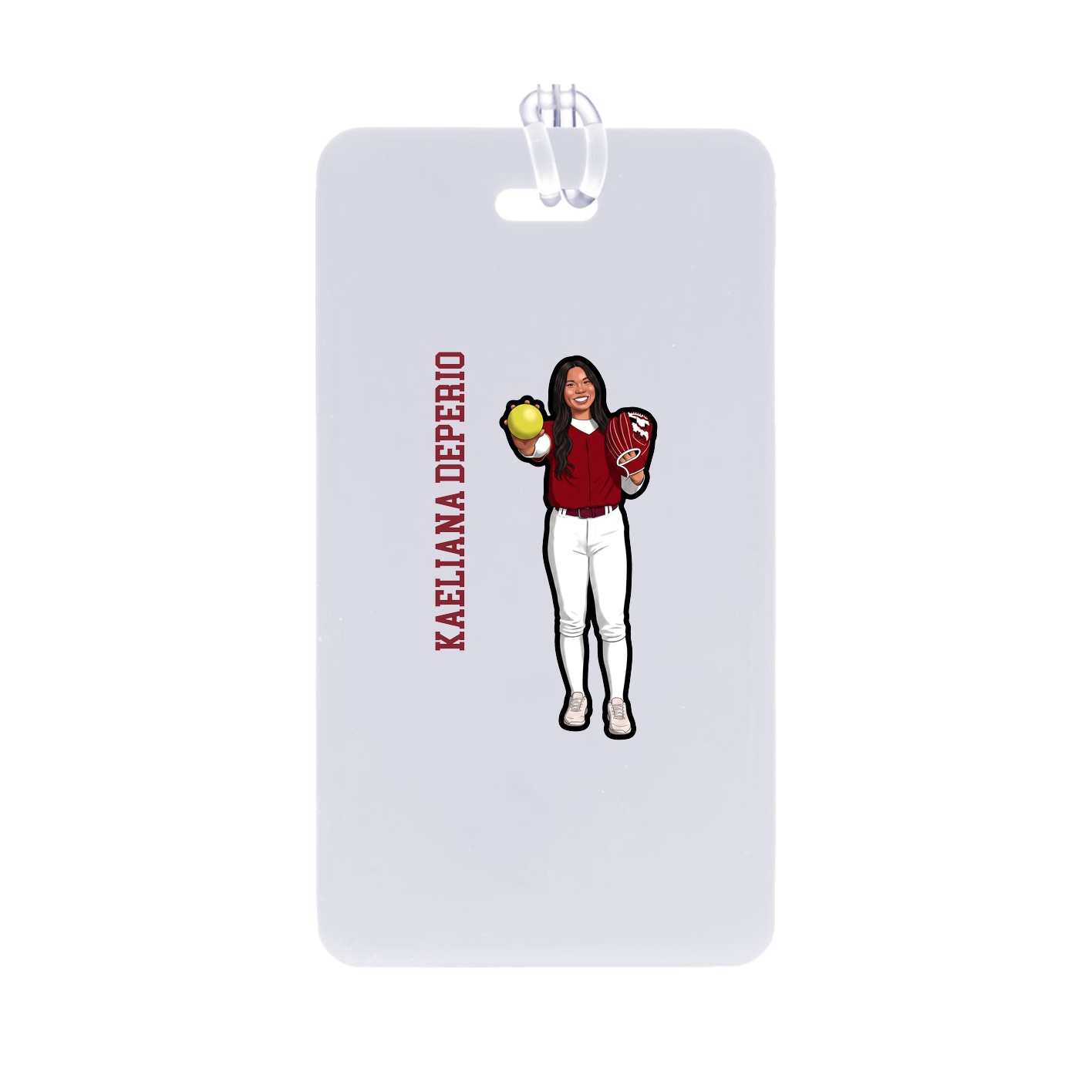 Bag Tag — Name Vertical in Classic