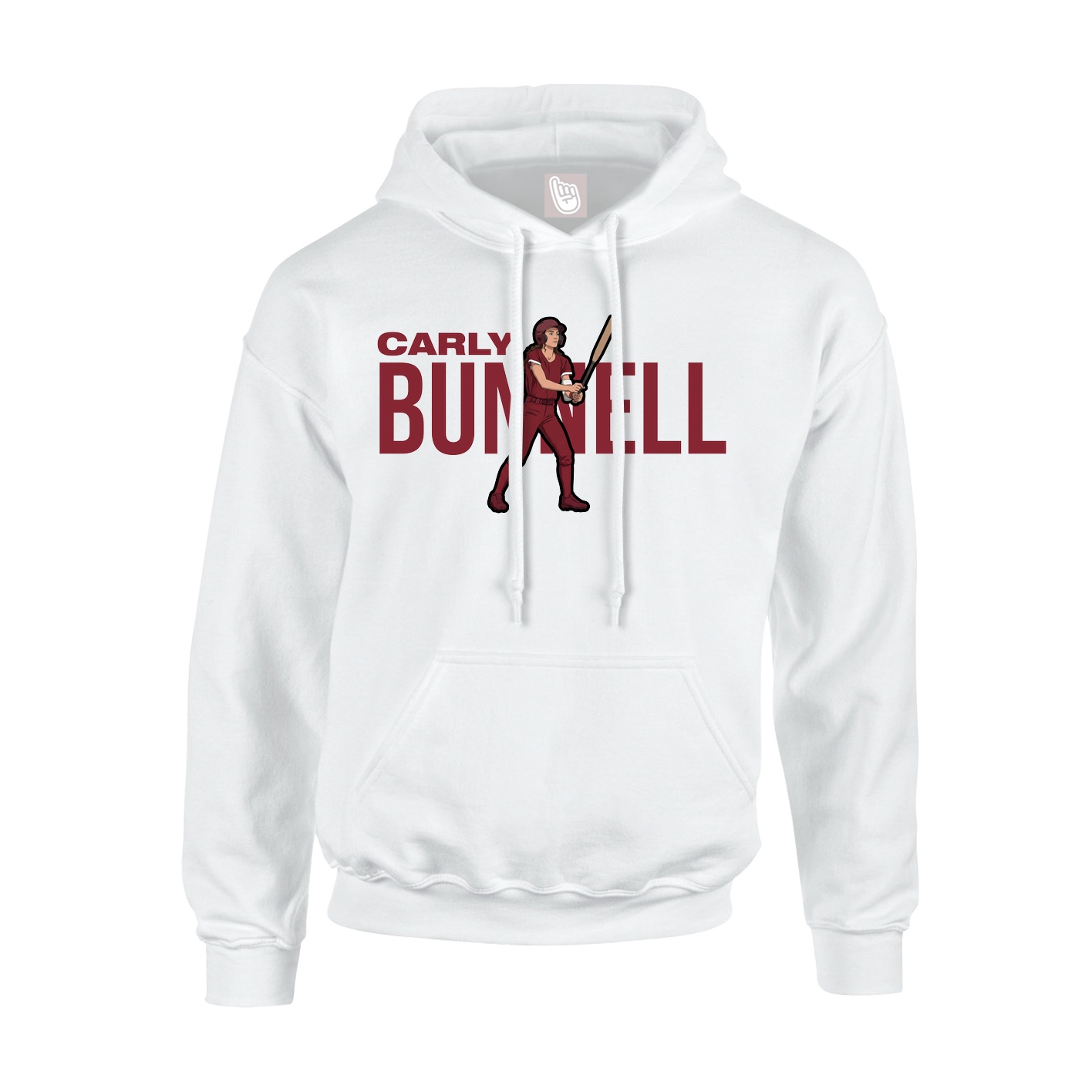 Hoodie — Player Name in White