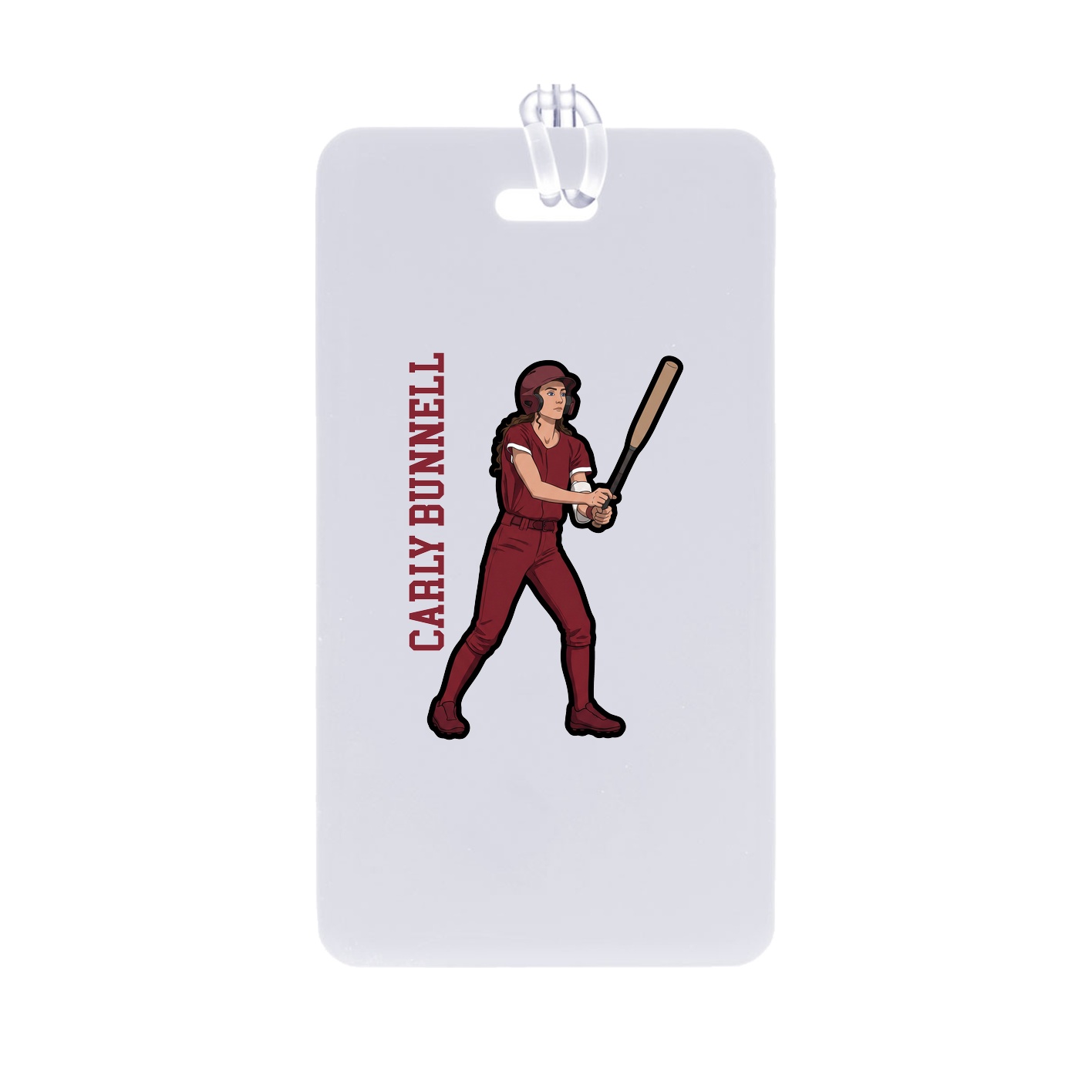 Bag Tag — Name Vertical in Classic