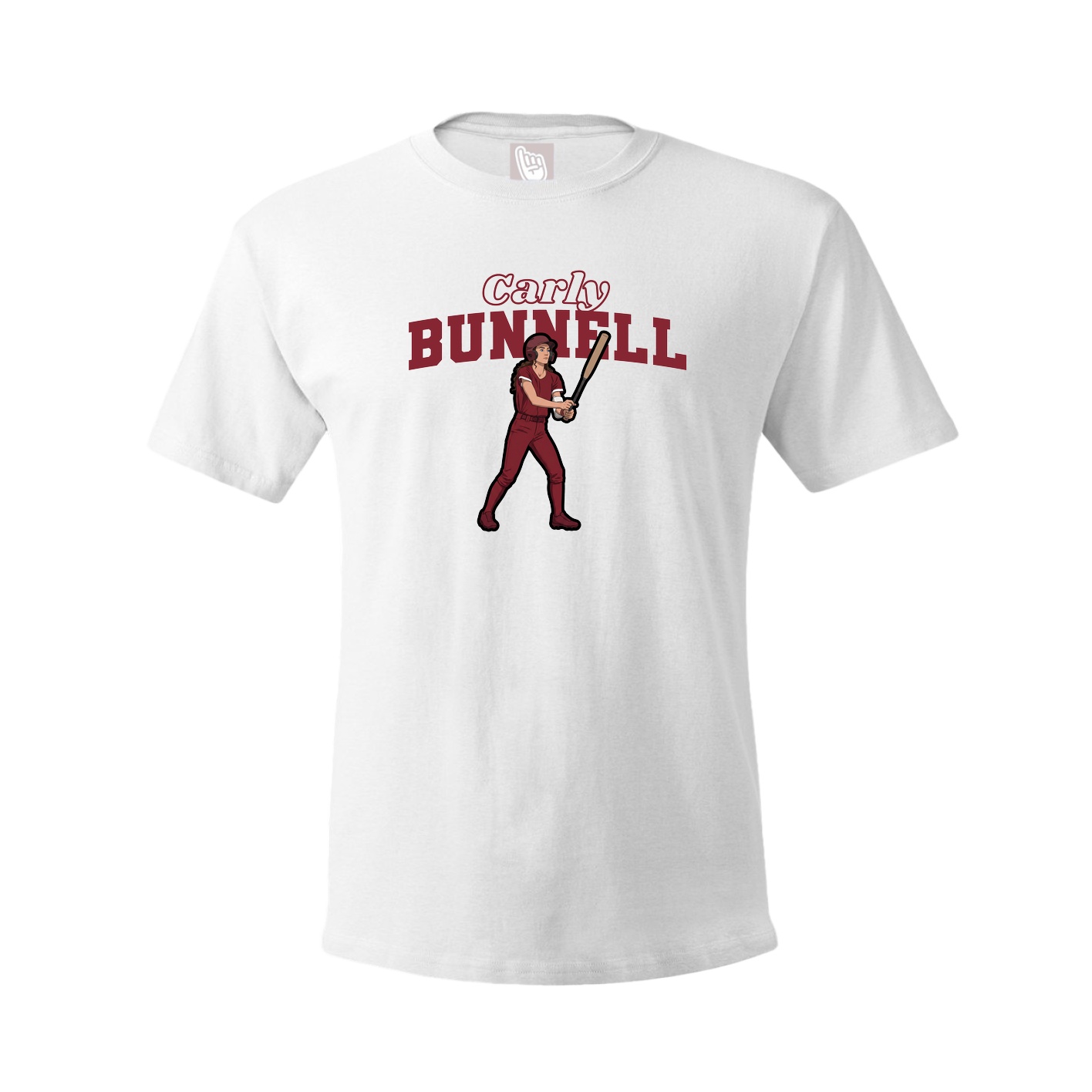 Tee — Name Arch in White