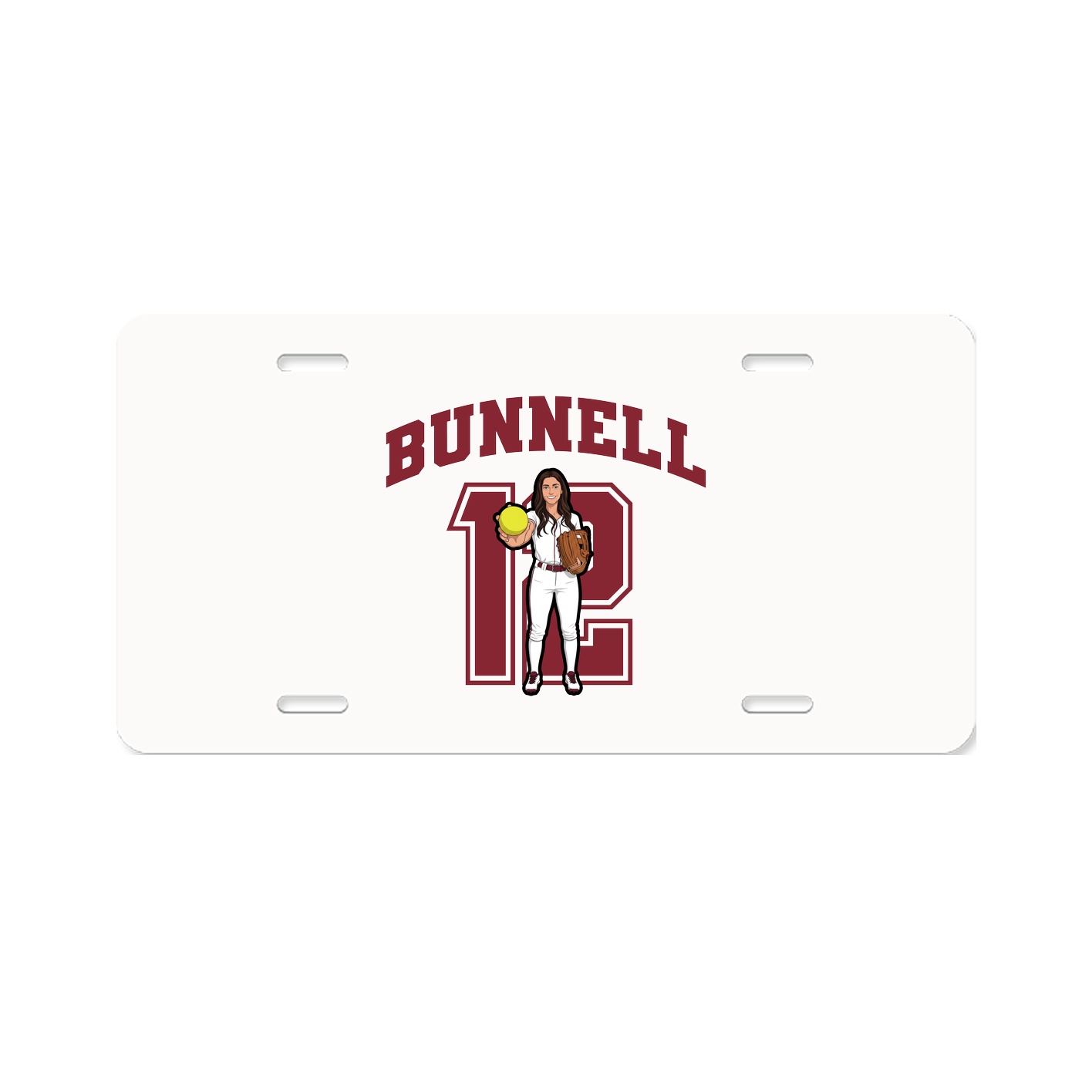 License Plate — Number in Classic