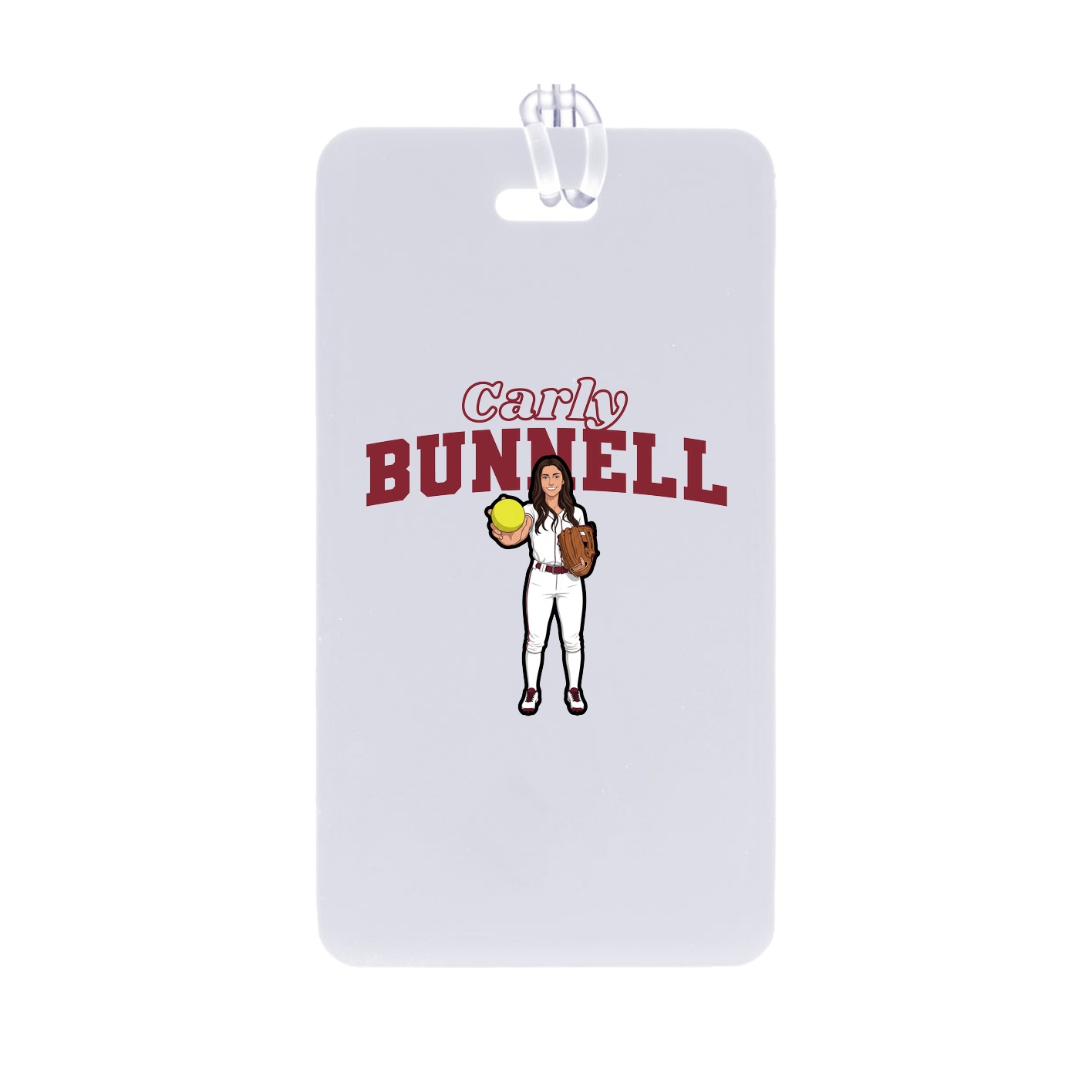 Bag Tag — Name Arch in Classic