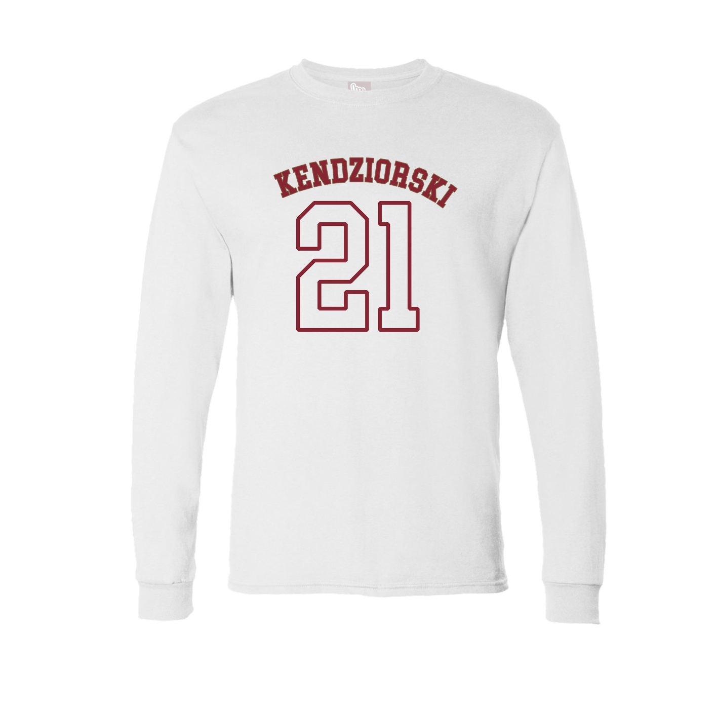 Long Sleeve Tee — Shirsey Arch in White