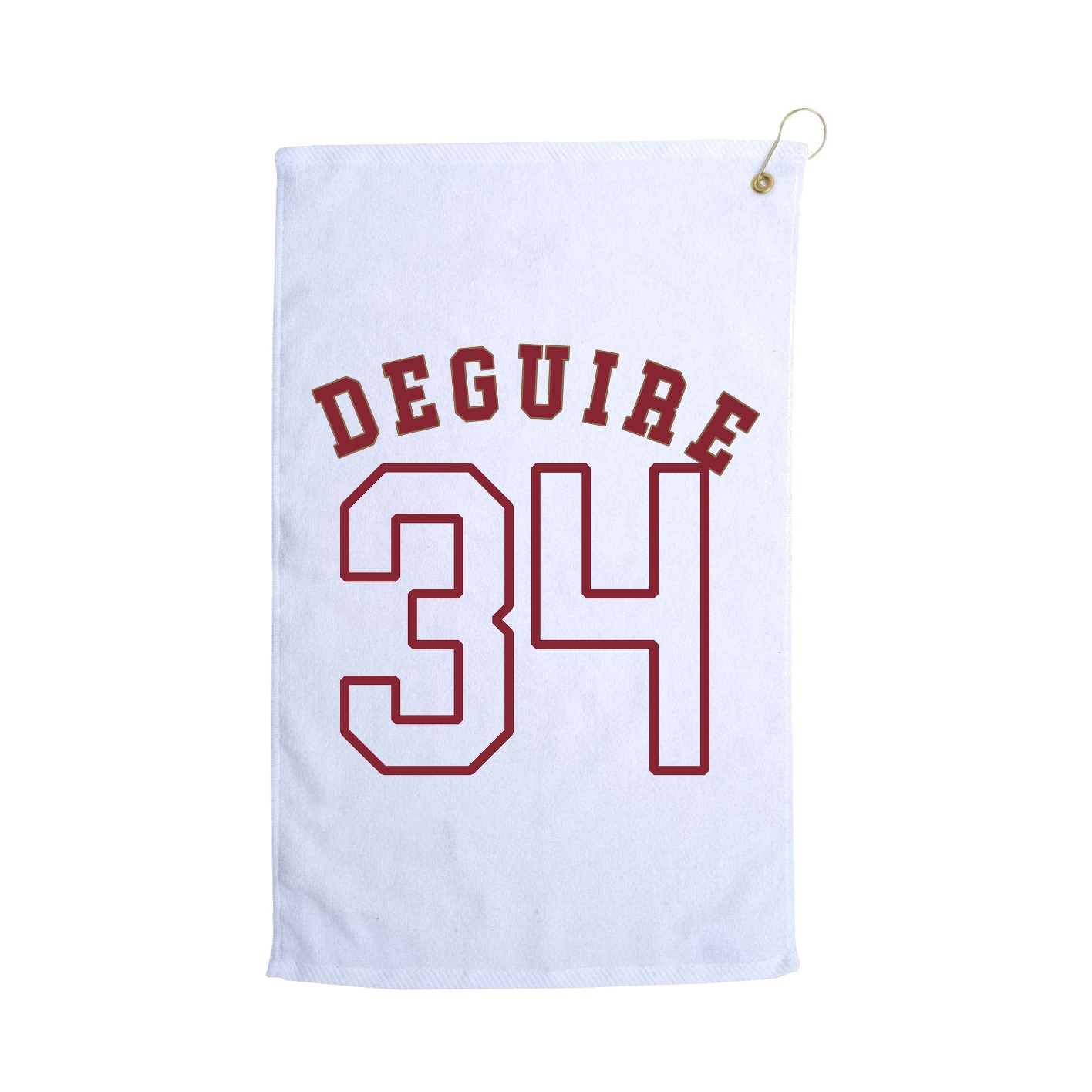Golf Towel — Shirsey Arch in White