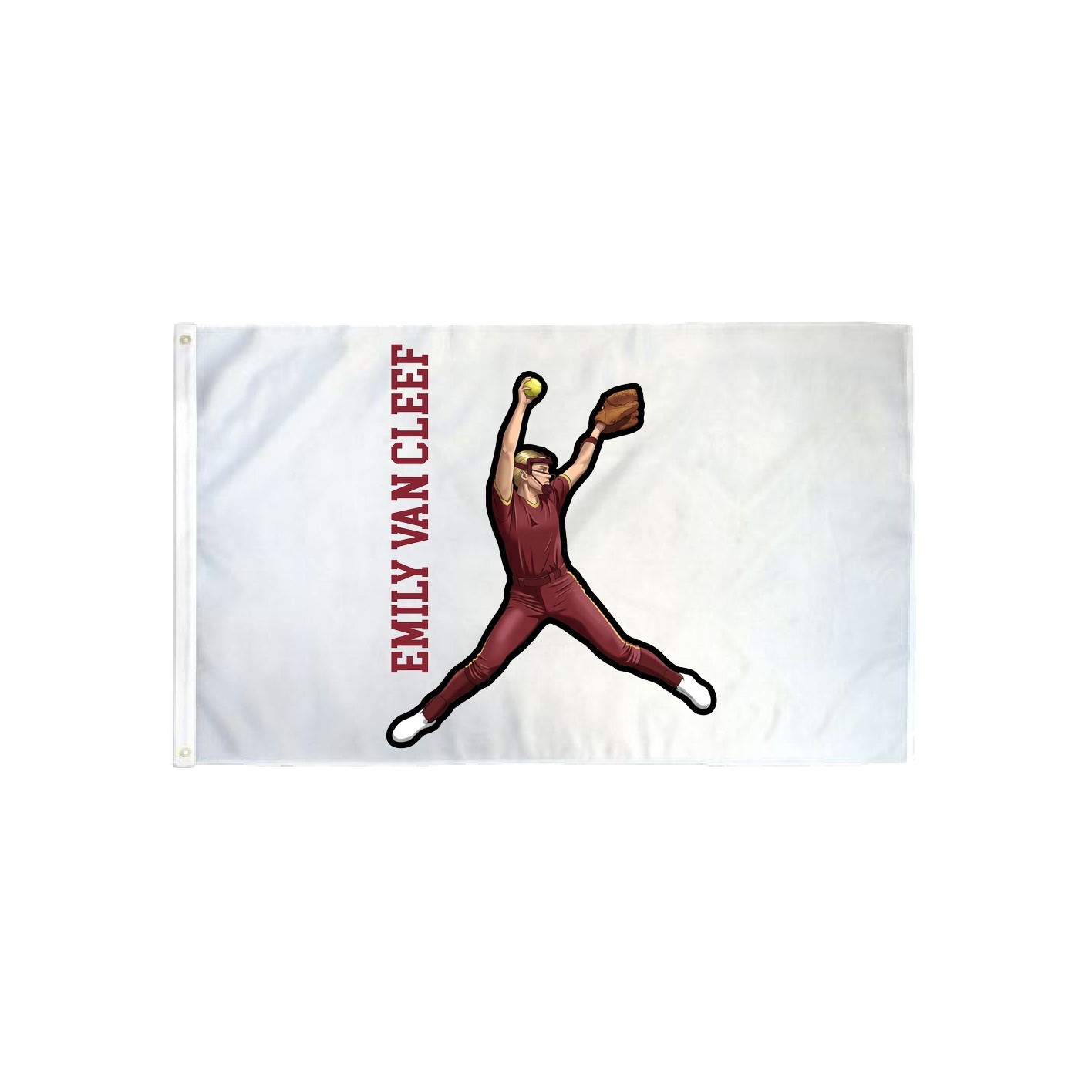 3x5 Flag — Name Vertical in Classic
