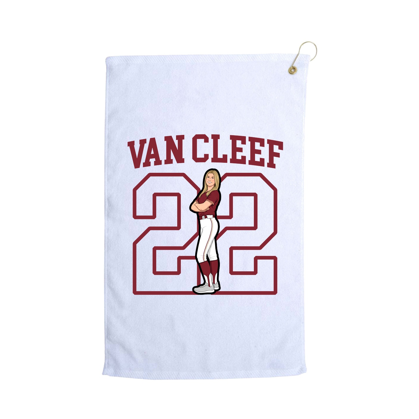 Golf Towel — Shirsey in White