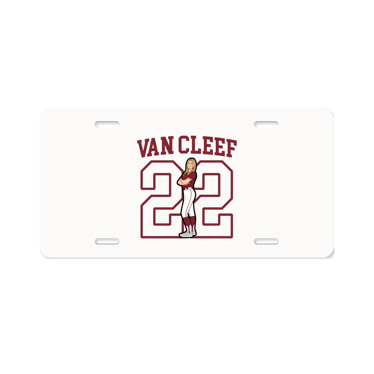 License Plate — Shirsey in Classic