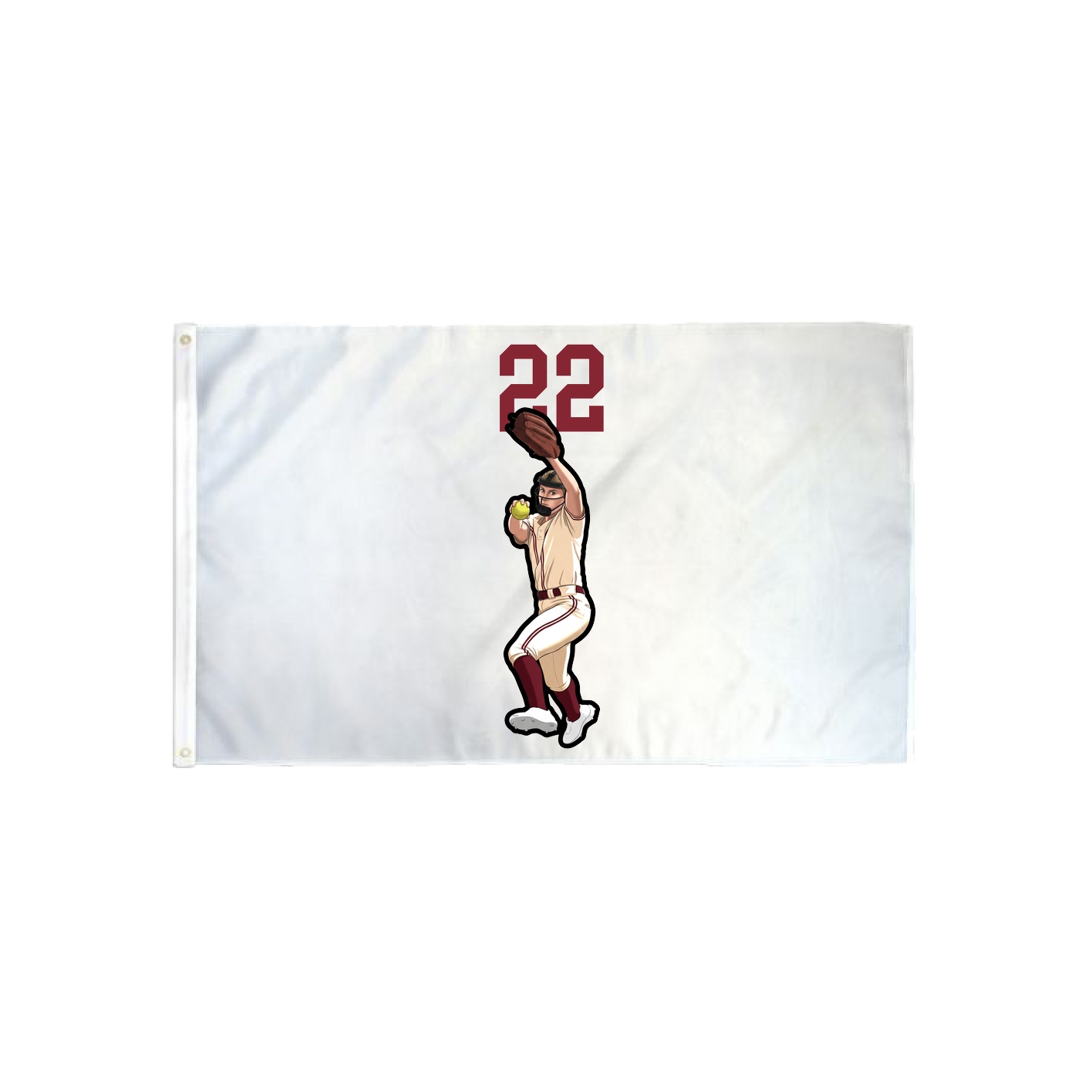 3x5 Flag — Number Top in Classic