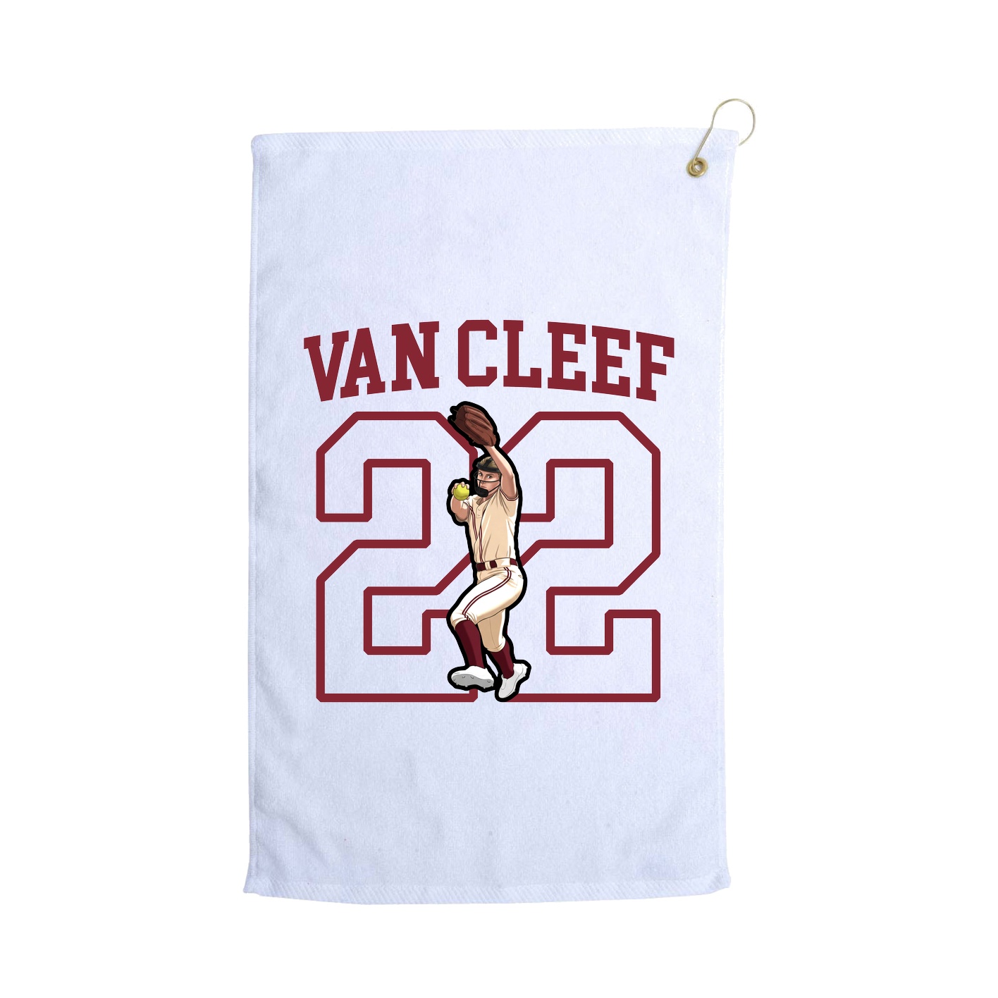 Golf Towel — Shirsey in White