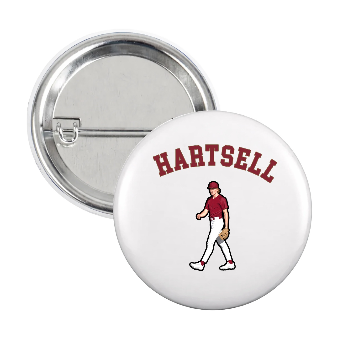 Game Day Button — Shirsey Arch in White