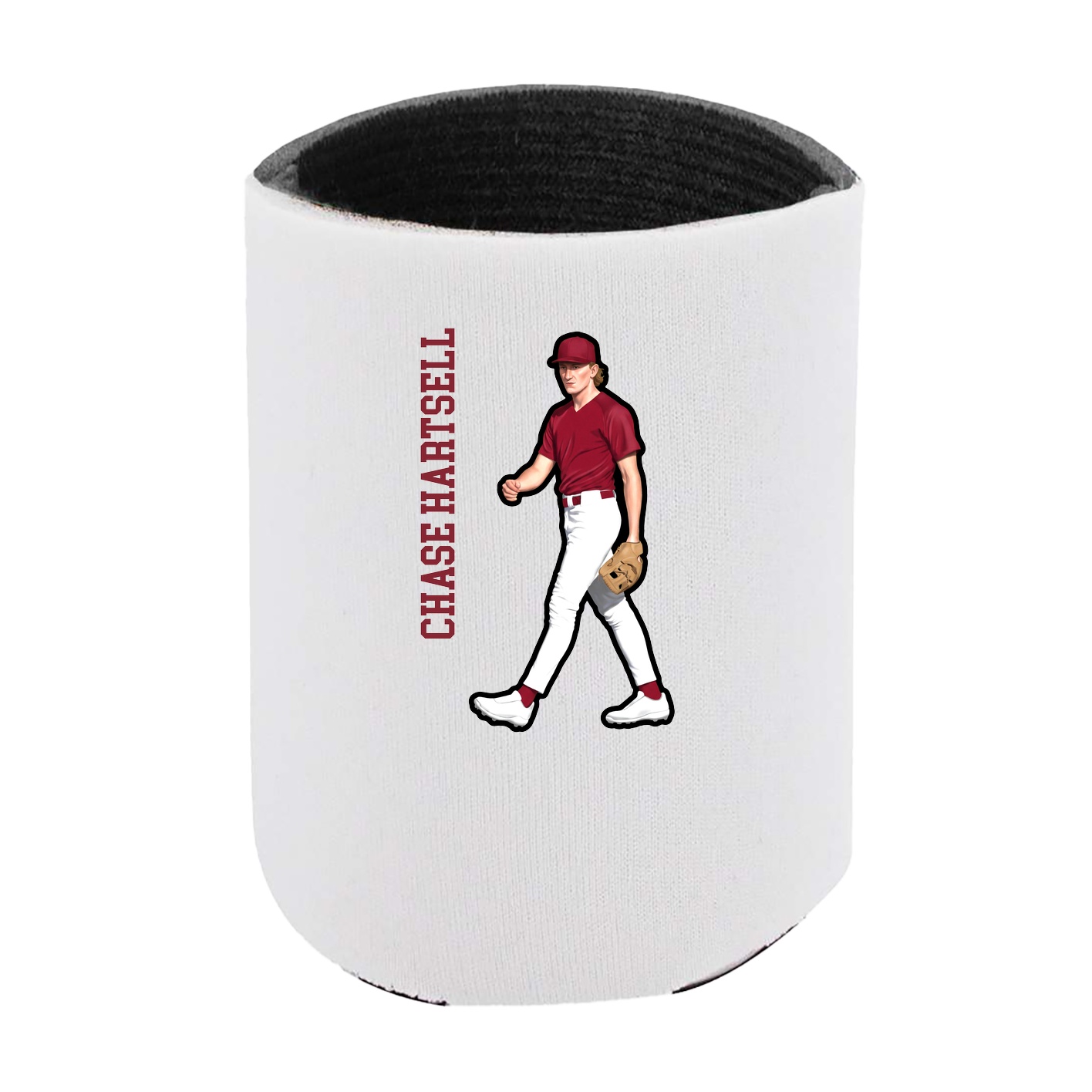 Can Holder — Name Vertical in White