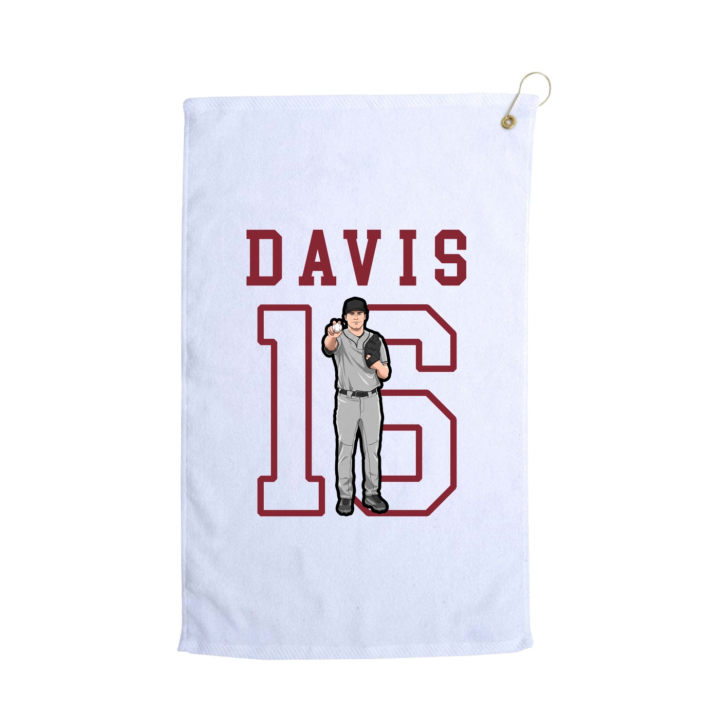 Golf Towel — Shirsey in White