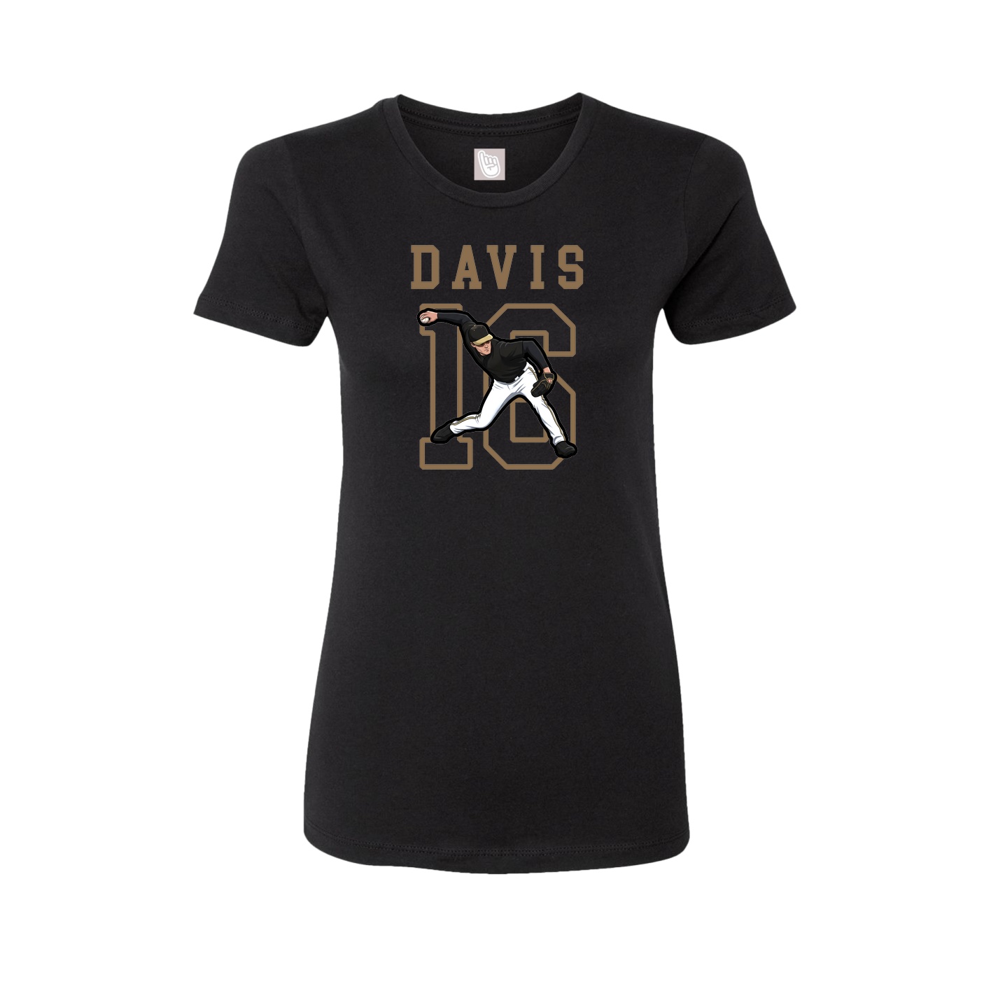 Fitted Women's Tee — Shirsey in Black