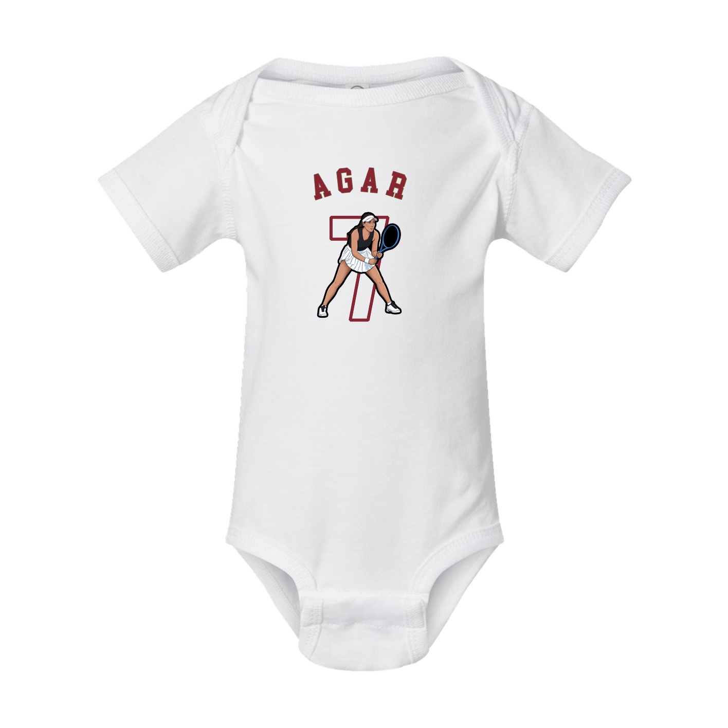 Baby Onesie — Shirsey Arch in White