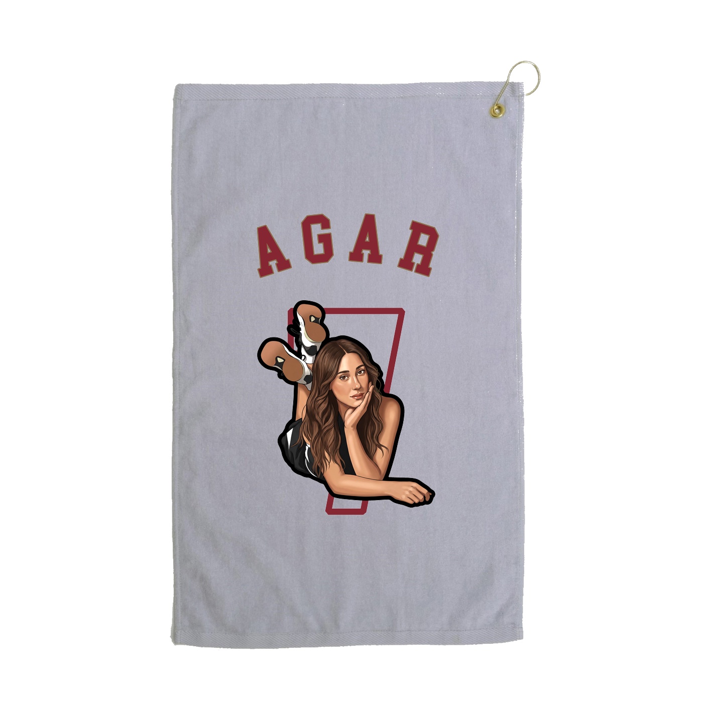 Golf Towel — Shirsey Arch in Grey