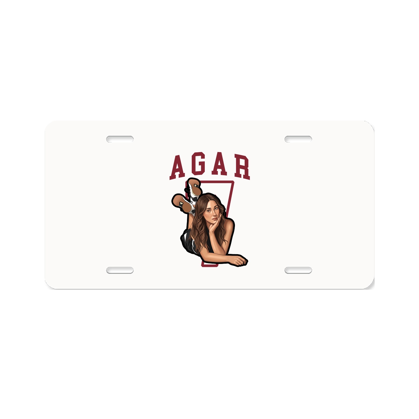 License Plate — Shirsey in Classic