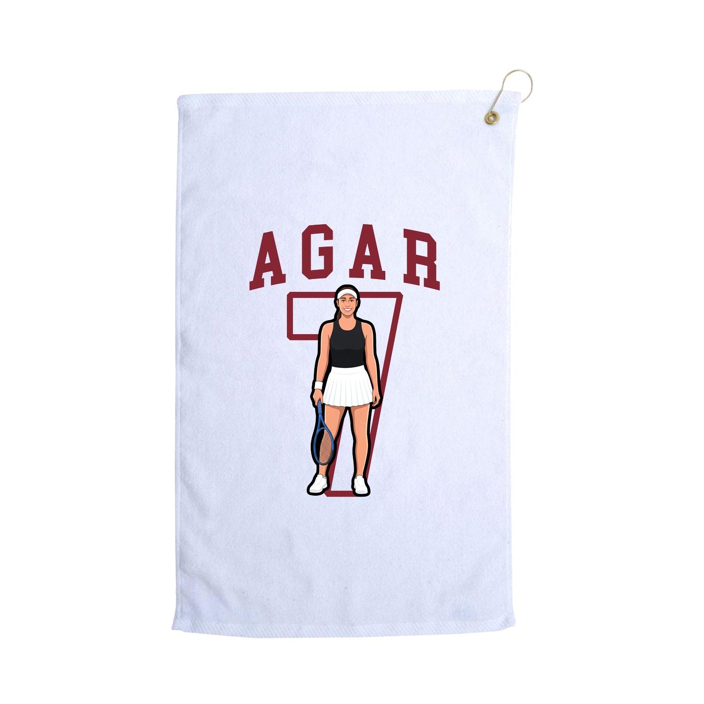 Golf Towel — Shirsey in White