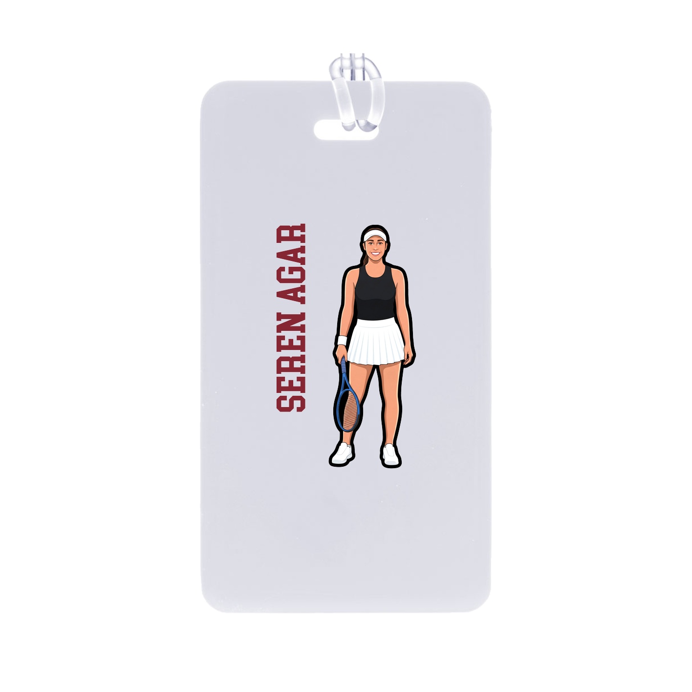Bag Tag — Name Vertical in Classic
