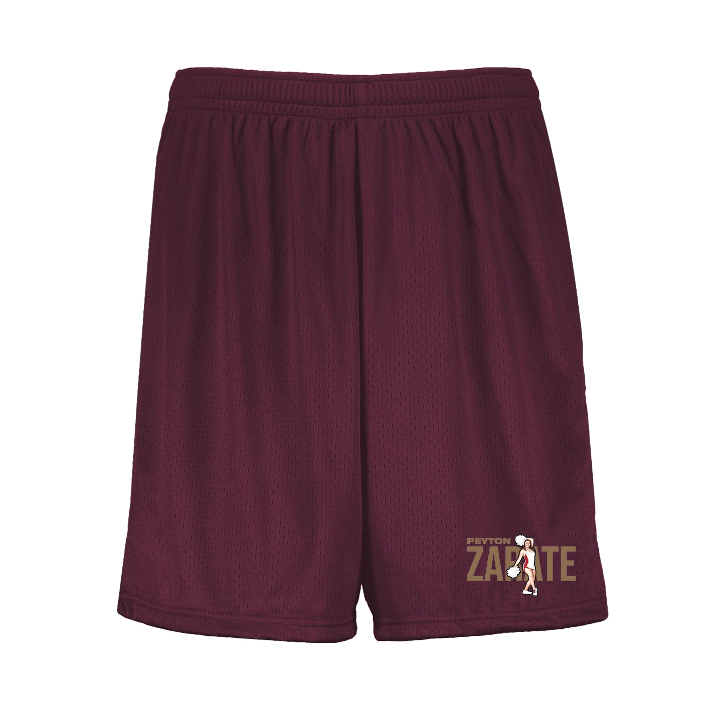 Shorts — Player Name in Maroon