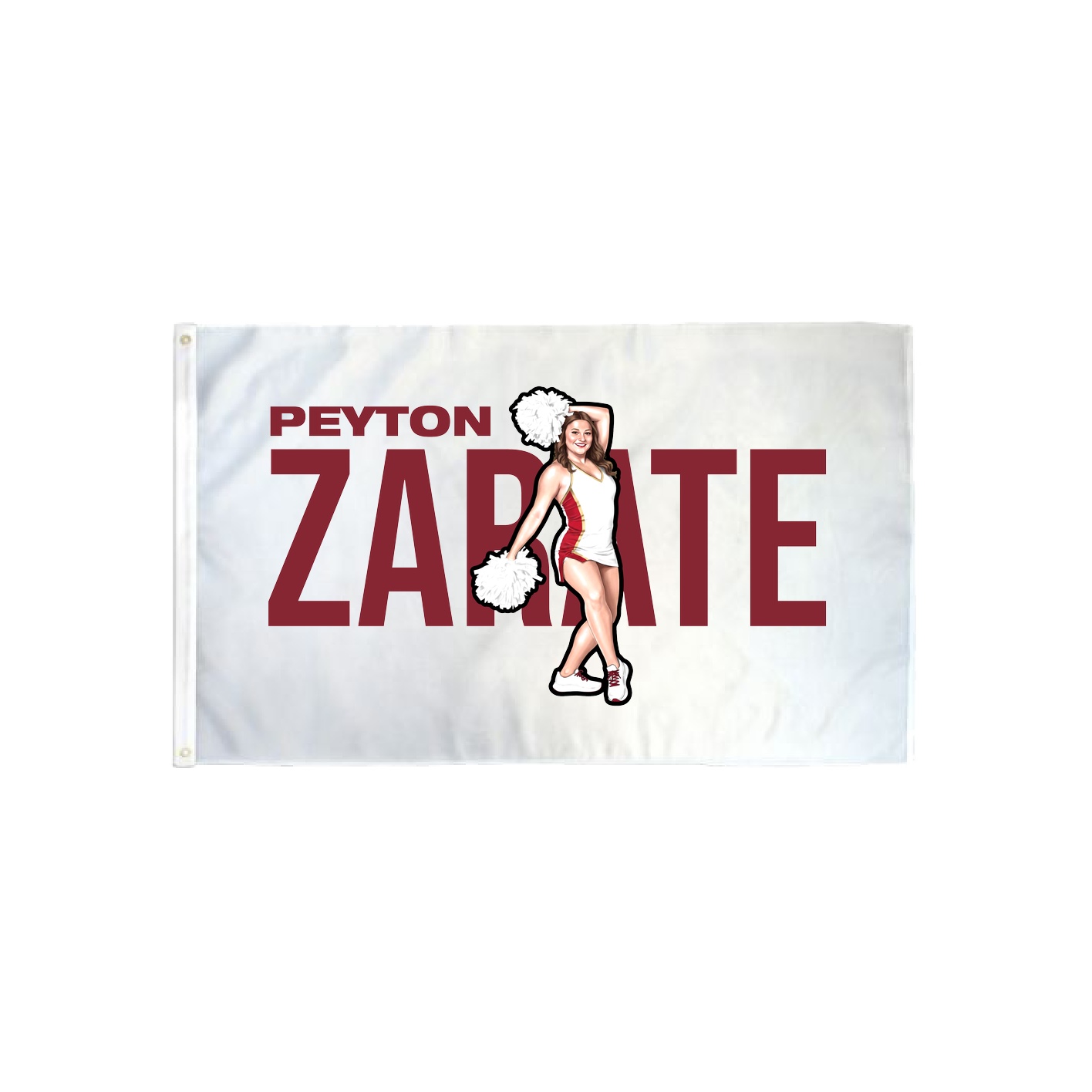 3x5 Flag — Player Name in Classic
