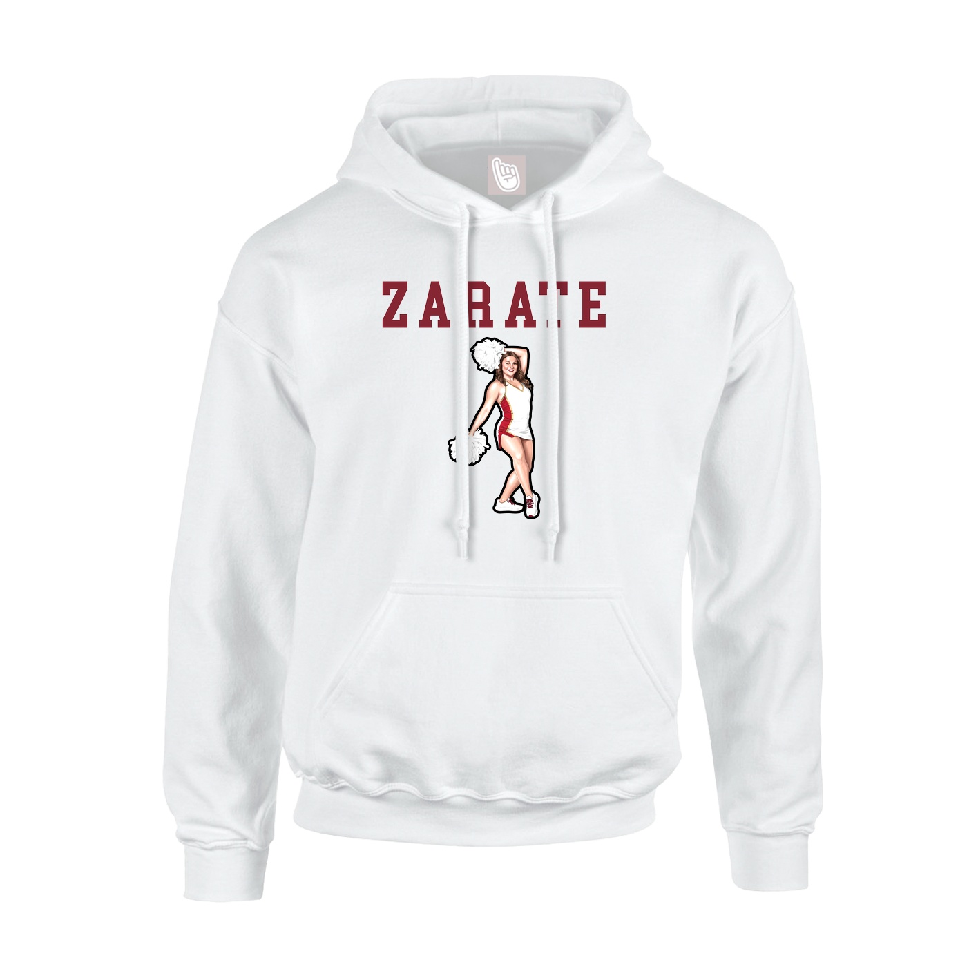 Hoodie — Shirsey in White
