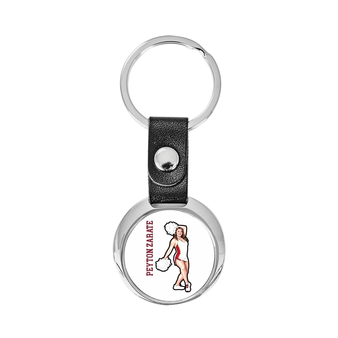 Key Chain — Name Vertical in Classic