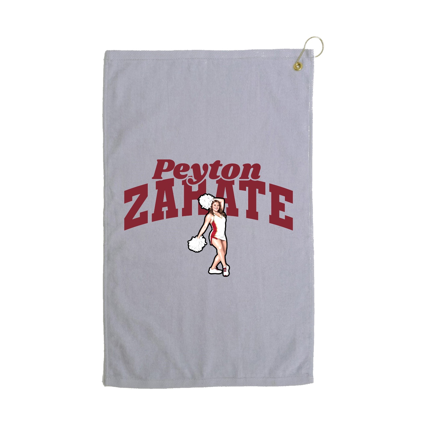 Golf Towel — Signature Arch in Grey