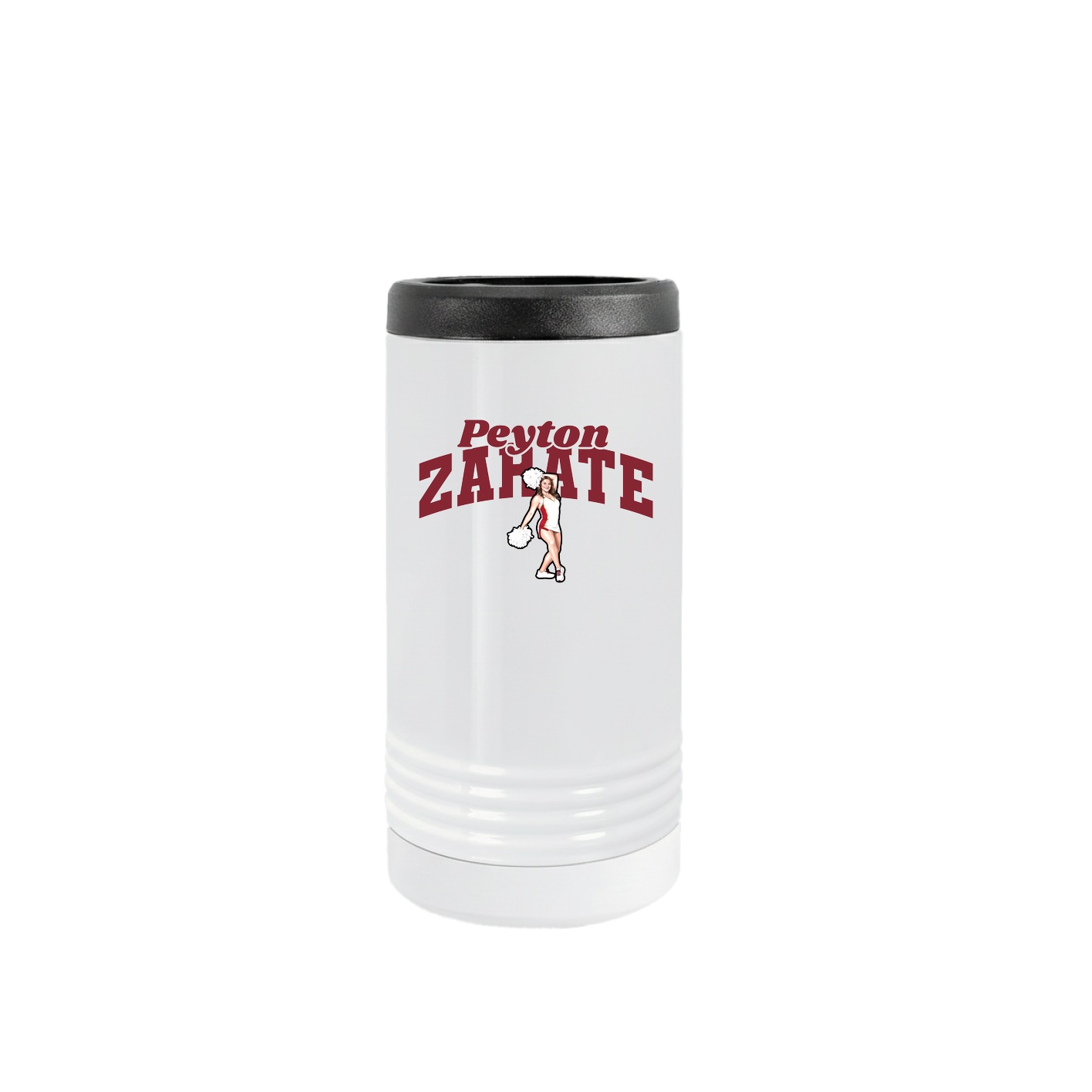 Slim Beverage Holder — Signature Arch in White