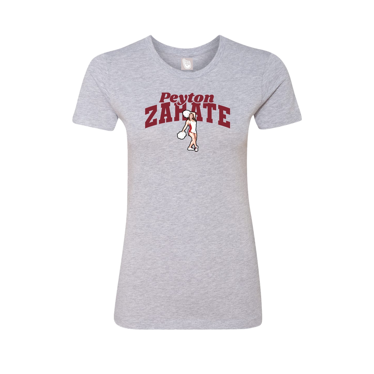 Womens Tee — Signature Arch in Grey