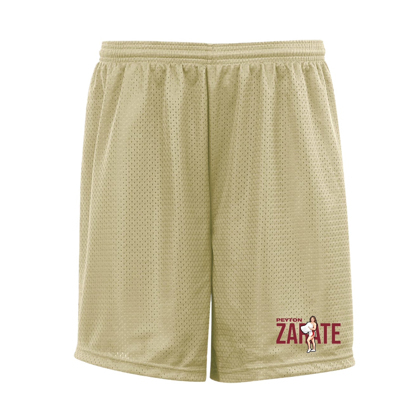 Shorts — Player Name in Vegas Gold