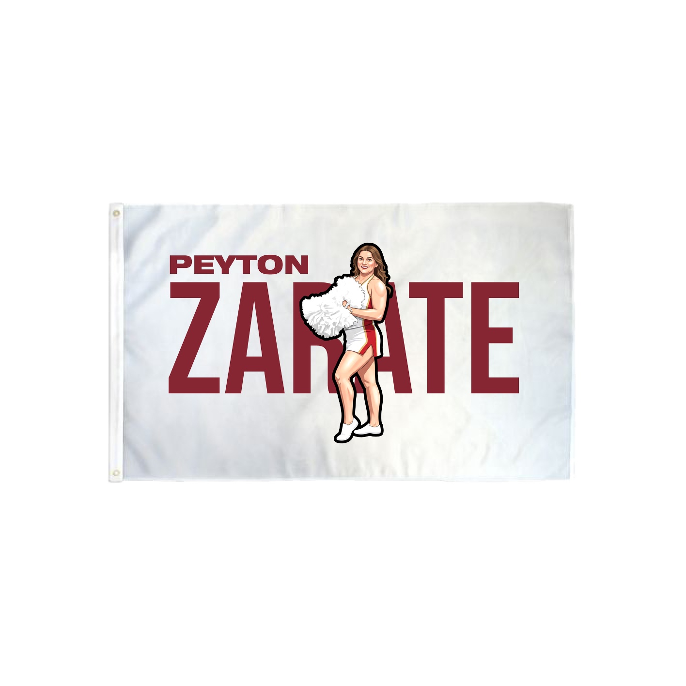 3x5 Flag — Player Name in Classic