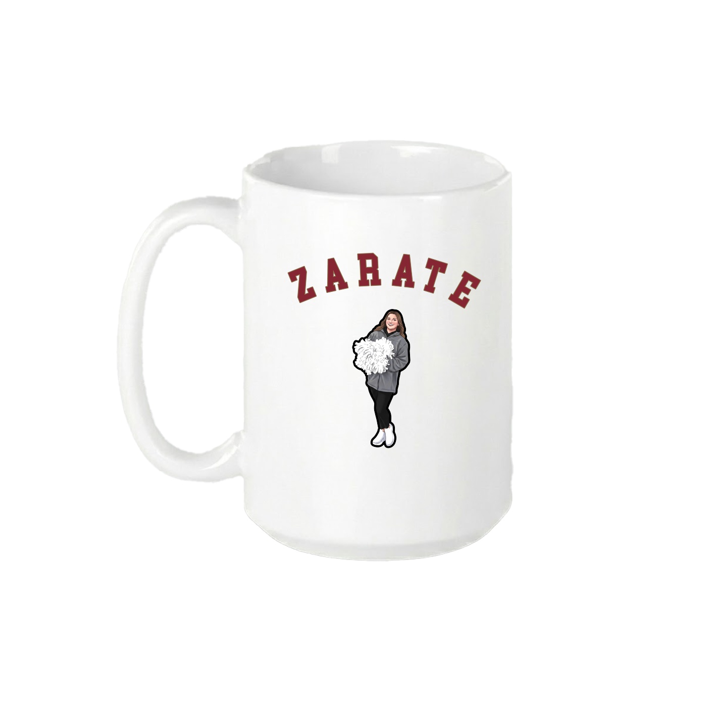 15oz Coffee Mug — Shirsey Arch in White