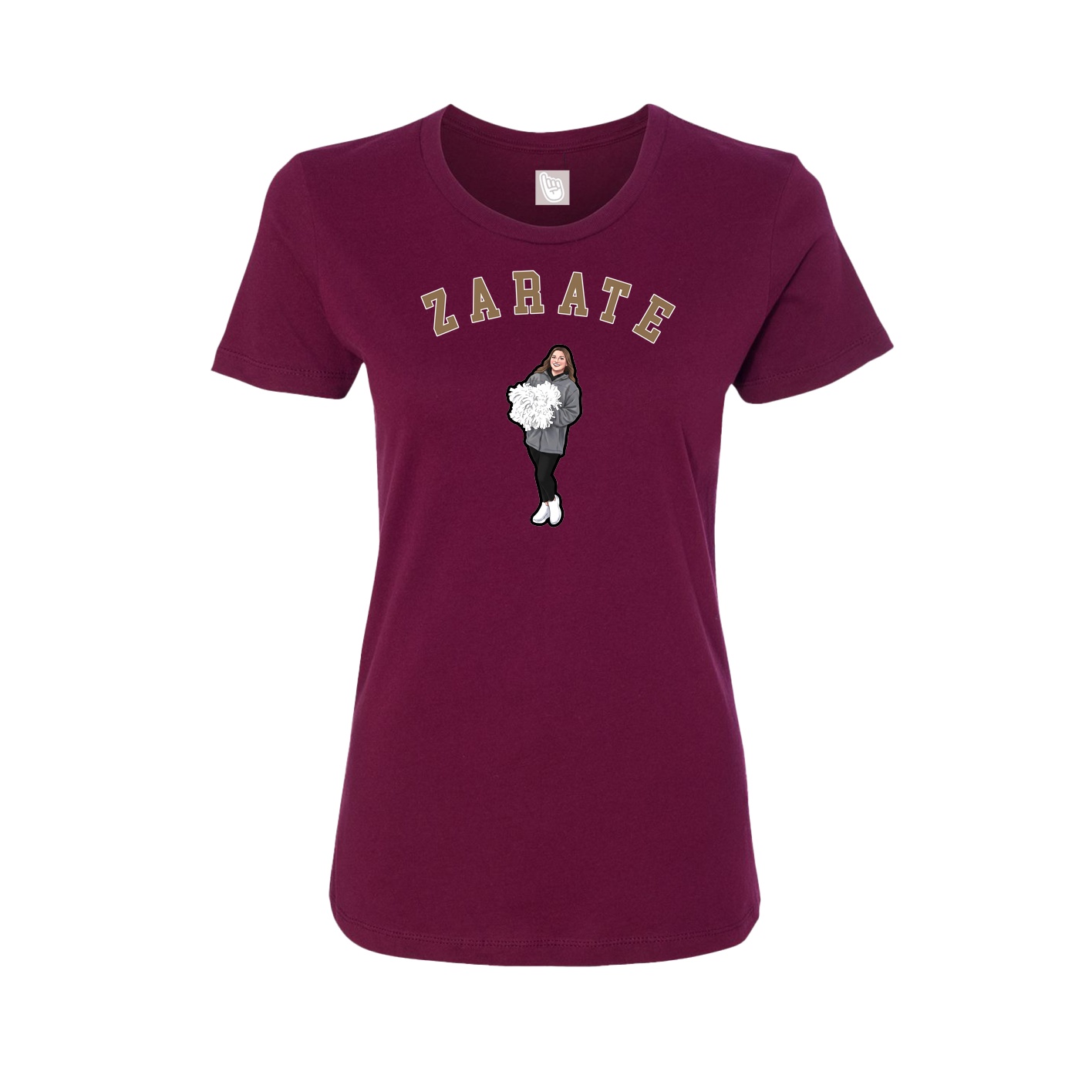 Womens Tee — Shirsey Arch in Maroon