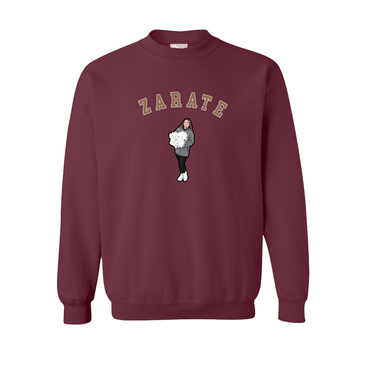 Fleece Crew — Shirsey Arch in Maroon