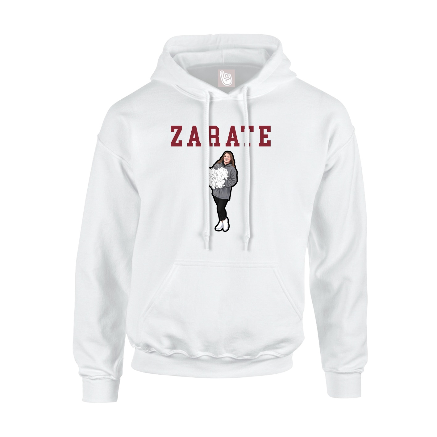 Youth Hoodie — Shirsey in White